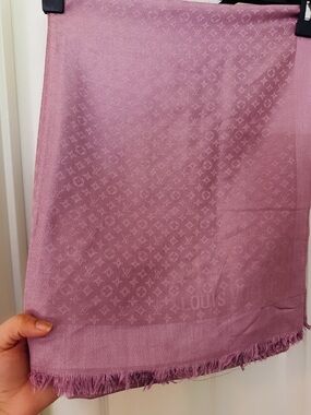 Fashion Nova Pink Jacquard Scarf full size